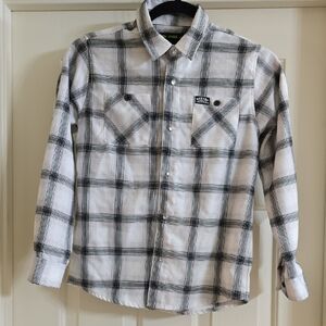 DIXXON Black and White Checkered Shirt